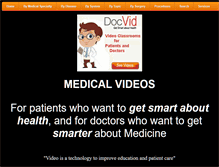 Tablet Screenshot of docvid.com